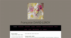 Desktop Screenshot of francoise-david-leroy.com
