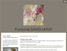 Tablet Screenshot of francoise-david-leroy.com